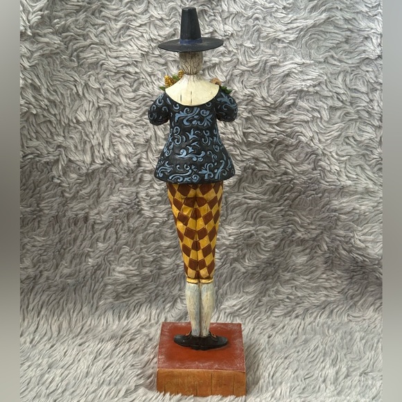 Set of 3, Pilgrim figurines, Harvest/ Thanksgiving decorations, Jim Shore & Lori - Picture 4 of 9